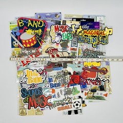 Lot Of 35+ Scrapbook Jolee’s + Jubilee + Other Hobbies Fishing Music Occupation
