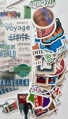 Vacation Theme Scrapbooking Stickers Large Mixed Lot Sealed Vintage New!