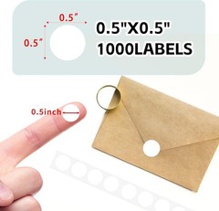 Versatile 0.5″ Color Coding Dot Labels – 1000 Adhesive Stickers for All Uses