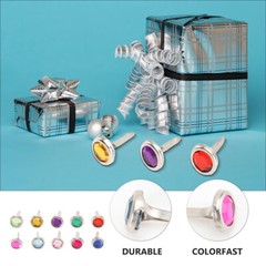 100PCS Mini Brads Metal Brads Round Paper Round Brads Fasteners Pin