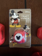 Mickey Mouse Icon Head & Silhouette Paper Punch LOT Scrapbooking