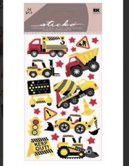 Sticko Dimensional Construction Zone Stickers