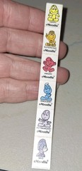 Vintage Stickers RAREST KENT MOODIES Tiny Tiny Strip Of 6 Stickers 1 Strip