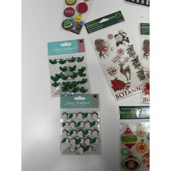 Recollections Jolee’s Boutique Christmas Sticker Lot Dimensional Glitter 15+ pc