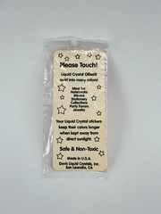 Vintage Oilies Spacecraft Liquid Crystal Sticker NOS USA Color Change