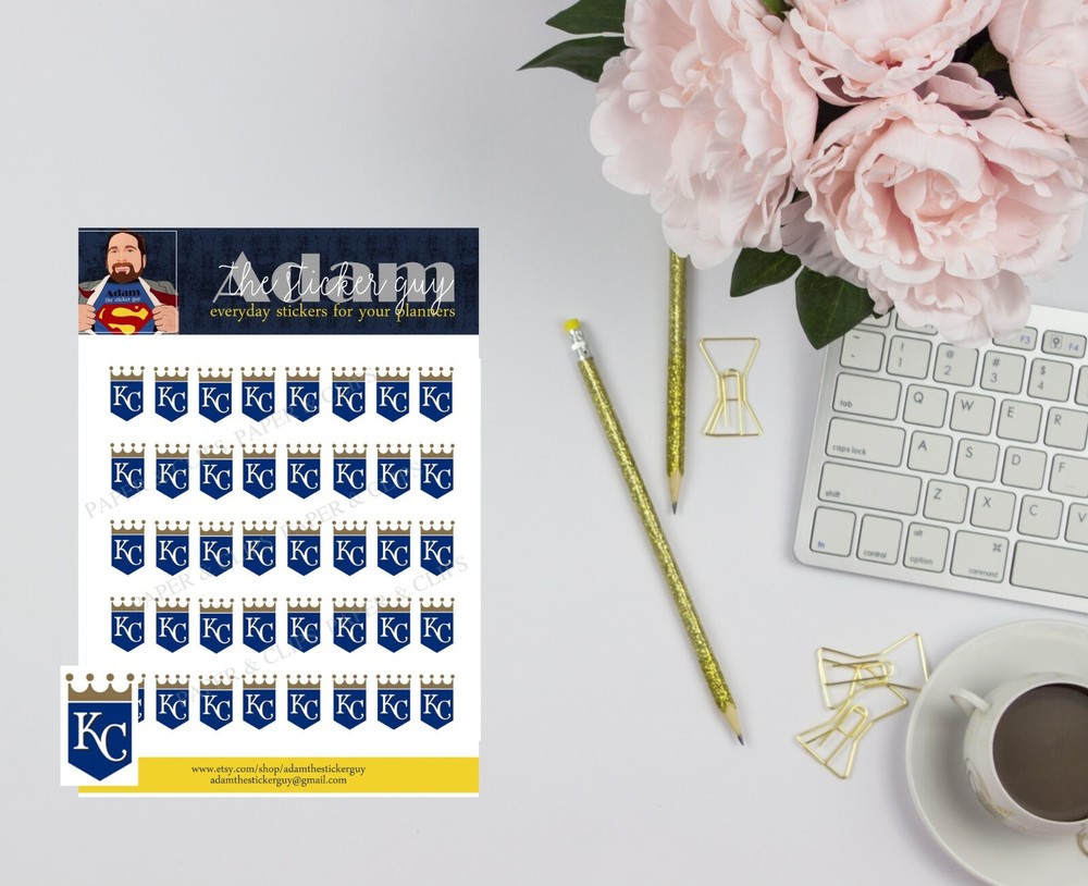 Kansas City Royals Planner Stickers