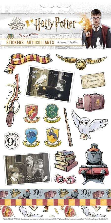 4 Sheets Harry Potter Classic Icon Stickers Planner Supply Party Favors Crafts