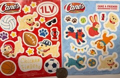 raising cane’s chicken stickers ANIMALS cute dog cat monkey bunny horse Sports 2
