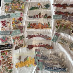 Jolee’s 3D embellished stickers New LOT of 25 vary themes Hawaii Cruise Travel