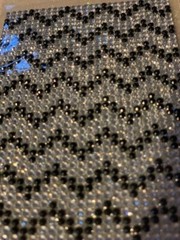 Recollections RHINESTONE STICKER SHEET BLACK AND CLEAR CRYSTALS 1 PC