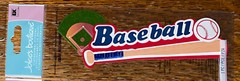 Jolees Baseball Base BALL Title Play Bat Field Helmet Sports Scrapbook Sticker