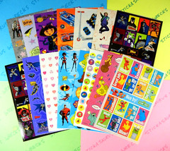 Vintage Sandylion Cartoons & Characters Kids Sticker Sheet Lot Of 15