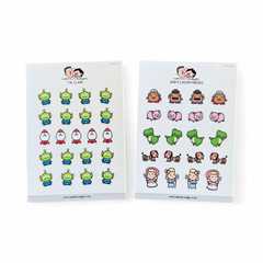 Hubman & Chubgirl Toy Story The claw & Andy’s Room Planner Sticker Sheets