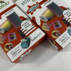 Hello Blink Sticker Maker LOT OF 2 Refill Pack with 80 Glitter Stickers Children