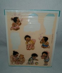 Vintage 1996 Hallmark Stickers Mary Hamilton Boy Girl African American 1 Sheet