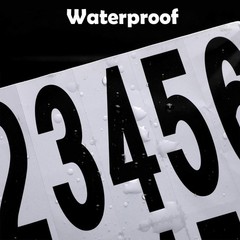 Versatile 240 Pcs Waterproof Number Stickers – Ideal for Indoor & Outdoor Use