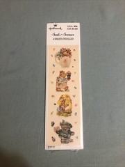 Vintage Hallmark Mary Hamilton Mary’s Bears Stickers 4 Sheets Sealed USA Sticker