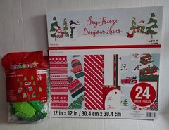 FREE Christmas Noel Pad 24 Recollections 12 x 12 Scrapbooking Cardstock Sheets