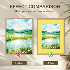 Picture Mats 12×16 Mixed Color Frame Mattes 15 Pack