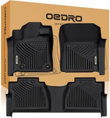 OEDRO Floor Mats Tailored Fit for Toyota Tundra CrewMax Cab/Double Cab 2014-2…