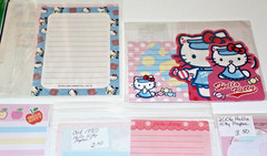 MIX RARE & VINTAGE SANRIO LOT HELLO KITTY STATIONERY STATIONARY LARGE SET