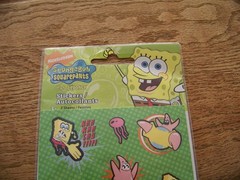 New Sealed Nickelodeon SpongeBob Squarepants 2006 Stickers Viacom 2 Sheets NEW