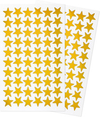 Gold Star Stickers 600 Pack Foil Reward Stickers 0.6 Inch Classroom 10 Sheets