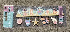 🐚RETIRED JOLEE’S THEMED SCRAPBOOK STICKERS BEACH COMBER SEASHELLS 🐚