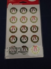 Christmas Scrapbooking Stickers & Gift Tags Lot Of 16