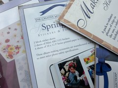 Lot 7 Packs Creative Memories Collection Scrapbooking Stickers & Printed Papers