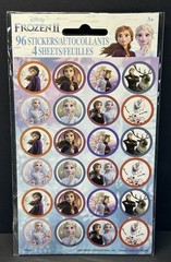 Disney FROZEN II Sticker Pack 4 Sheets 96 Stickers New Party / Teacher