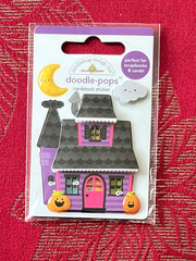RARE – YOU CHOOSE – HAUNTED HOUSES DOODLEBUG Doodle-Pops 3D Stickers