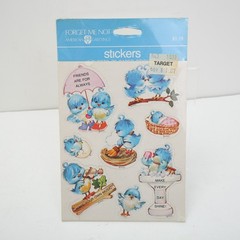 1990s AGC Stickers Bluebirds American Greetings Birds Unopened Package