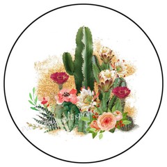 CACTUS FLOWERS ENVELOPE SEALS LABELS STICKERS PARTY FAVORS