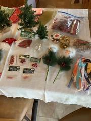 LARGE LOT Christmas Craft Miscellaneous Items SEE PHOTOS