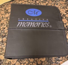 Creative Memories binder with dividers, protectors, stickers, & more!