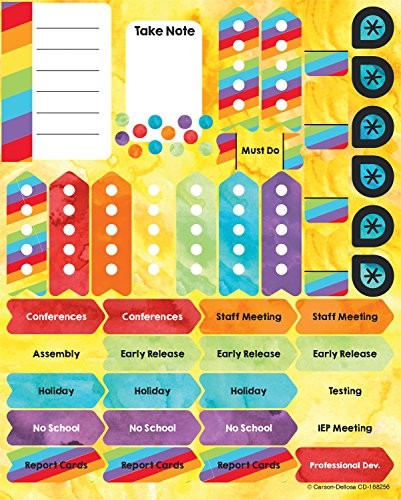 CPD 8451 Celebrate Learning Planner Accents Sticker Pack To-Do List Stickers –