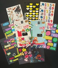Stickopotamus 6 Ring Binder Includes Sticker Pouch & 48 Partial Sticker Sheets