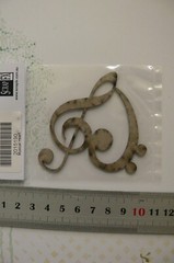 CHIPBOARD DieCuts MUSIC Flourish Embellishment & Phrase 2StyleChoice Scrap FX L