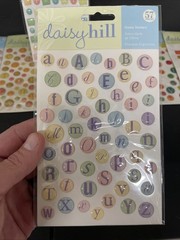 Daisy Hill Alphabet Dome Stickers Lot Of 13 Packages NEW
