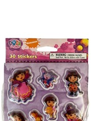 2 Dora The Explorer Puffy Sticker Sheets 2008 Stickety Doo Da Halloween Pumpkins