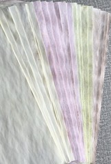 50 pcs Hand Dyed Paper, Mixed Media Paper, Junk Journal Scrapbook Supplies