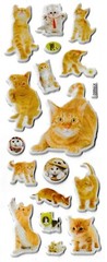 Stickers 3D puffy CAT KITTEN 🐈🐱🐯 cats kittens meow Tiger Lion cats