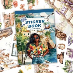 Prstincol 326Pcs Black Girl Themed Planner Stickers Characterstickersbook_3