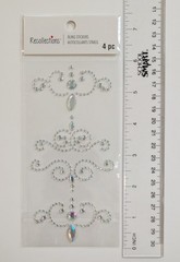 Clear Iridescent Bling Gems Scrapbooking Stickers By Recollections