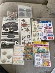 Mixed Lot 80 Stickers Sandy Lion Jolee’s Paper Studio Debbie Mumm Vintage New