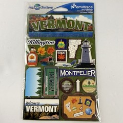 Reminisce Jet Setters Jolee’s Boutique and Other Dimensional Stickers Lot of 9