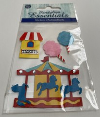 AMUSEMENT PARK Rides Tickets Games Cotton Candy Food Fun Sandylion Stickers