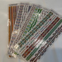 Creative Imaginations Mary Engelbreit Renae Lindgren Border Stickers 4 Sheets