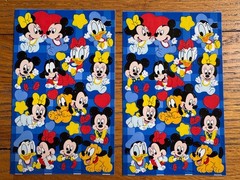 2 Sheets Sandylion Disney Stickers Mickey Mouse & Friends RARE